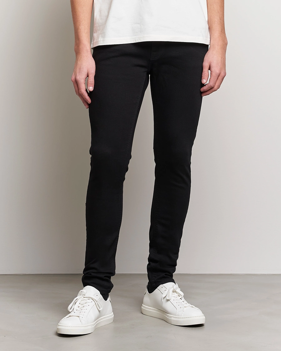 Mies | Ekologinen | Nudie Jeans | Tight Terry Organic Jeans Ever Black