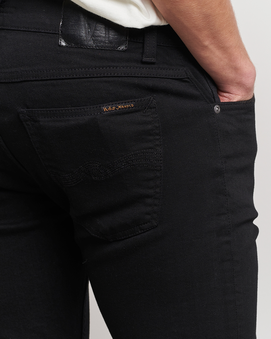 Mies | Farkut | Nudie Jeans | Tight Terry Organic Jeans Ever Black