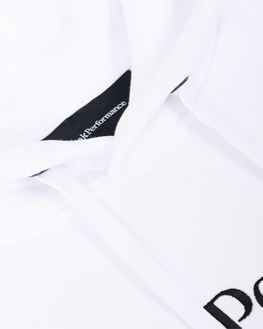 Mies | Puserot | Peak Performance | Original Logo Hoodie White
