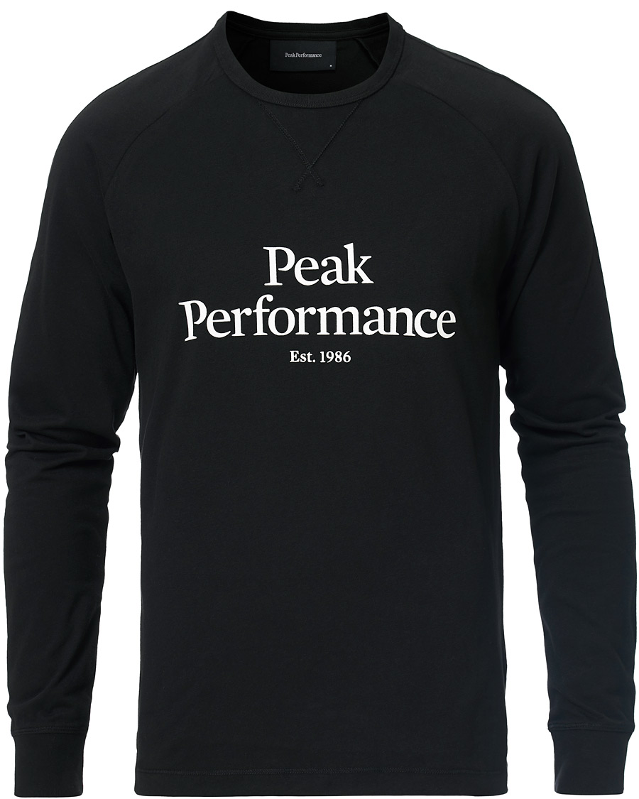 Mies | T-paidat | Peak Performance | Walt Long Sleeve Tee Black