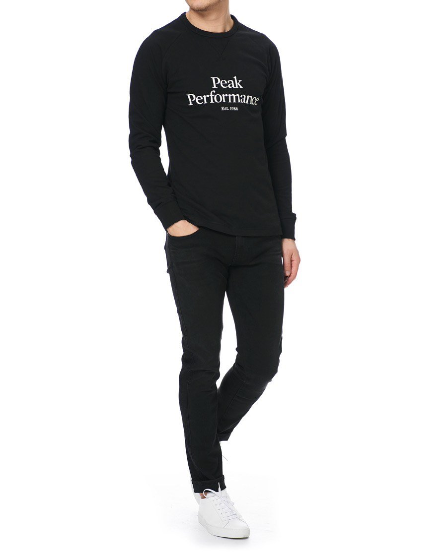 Mies | T-paidat | Peak Performance | Walt Long Sleeve Tee Black
