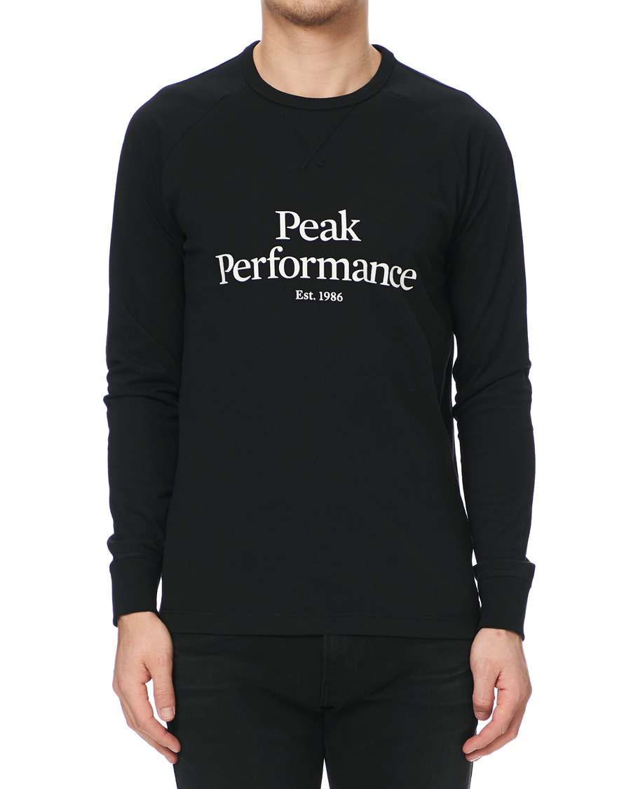 Mies | T-paidat | Peak Performance | Walt Long Sleeve Tee Black