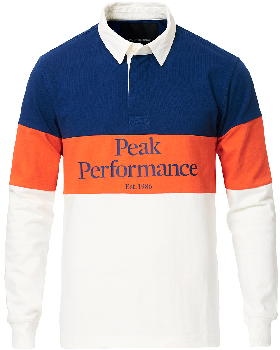 Mies | Puserot | Peak Performance | Rugby Blue/Orange/White