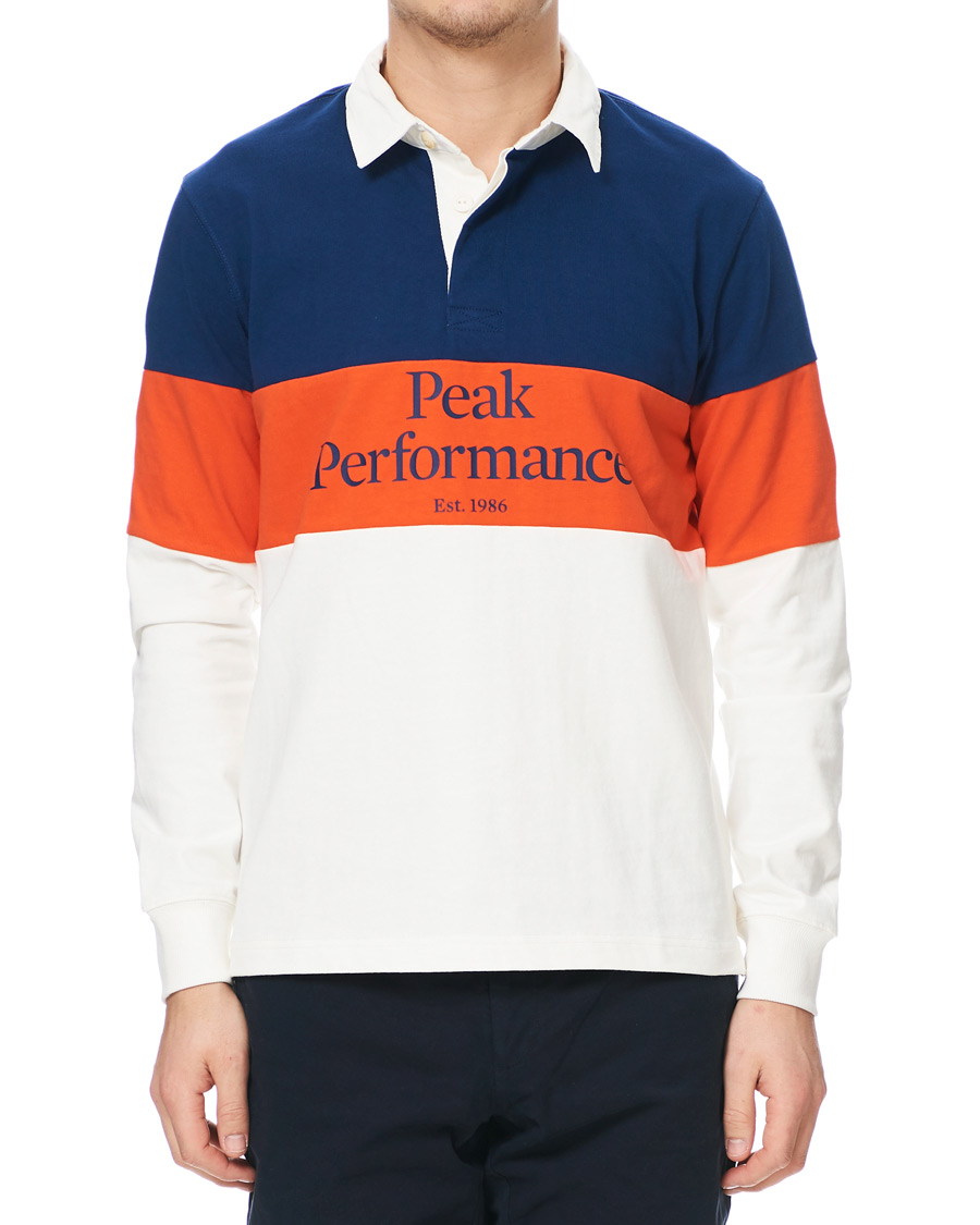 Mies | Puserot | Peak Performance | Rugby Blue/Orange/White