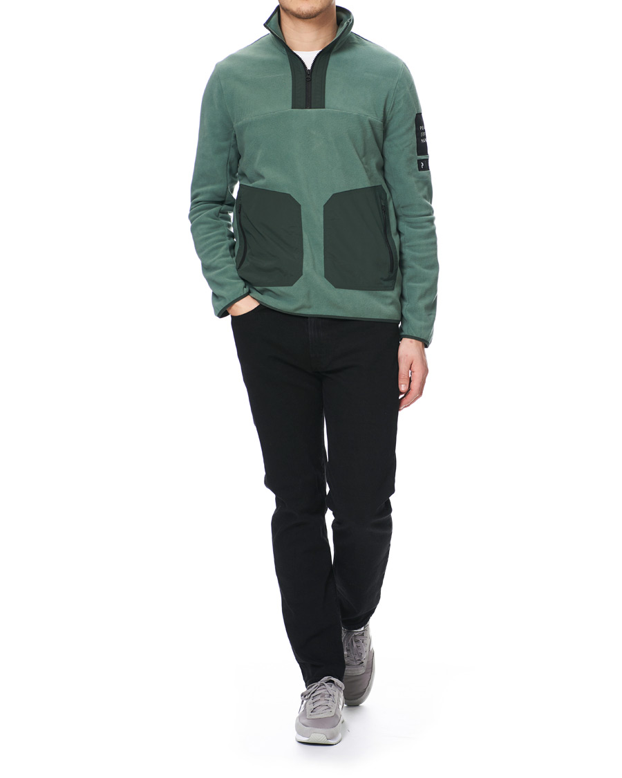 Mies | Puserot | Peak Performance | Tech Fleece Half Zip Green