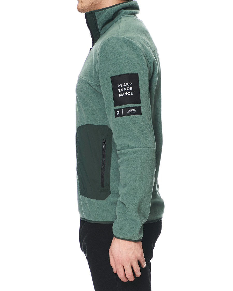 Mies | Puserot | Peak Performance | Tech Fleece Half Zip Green