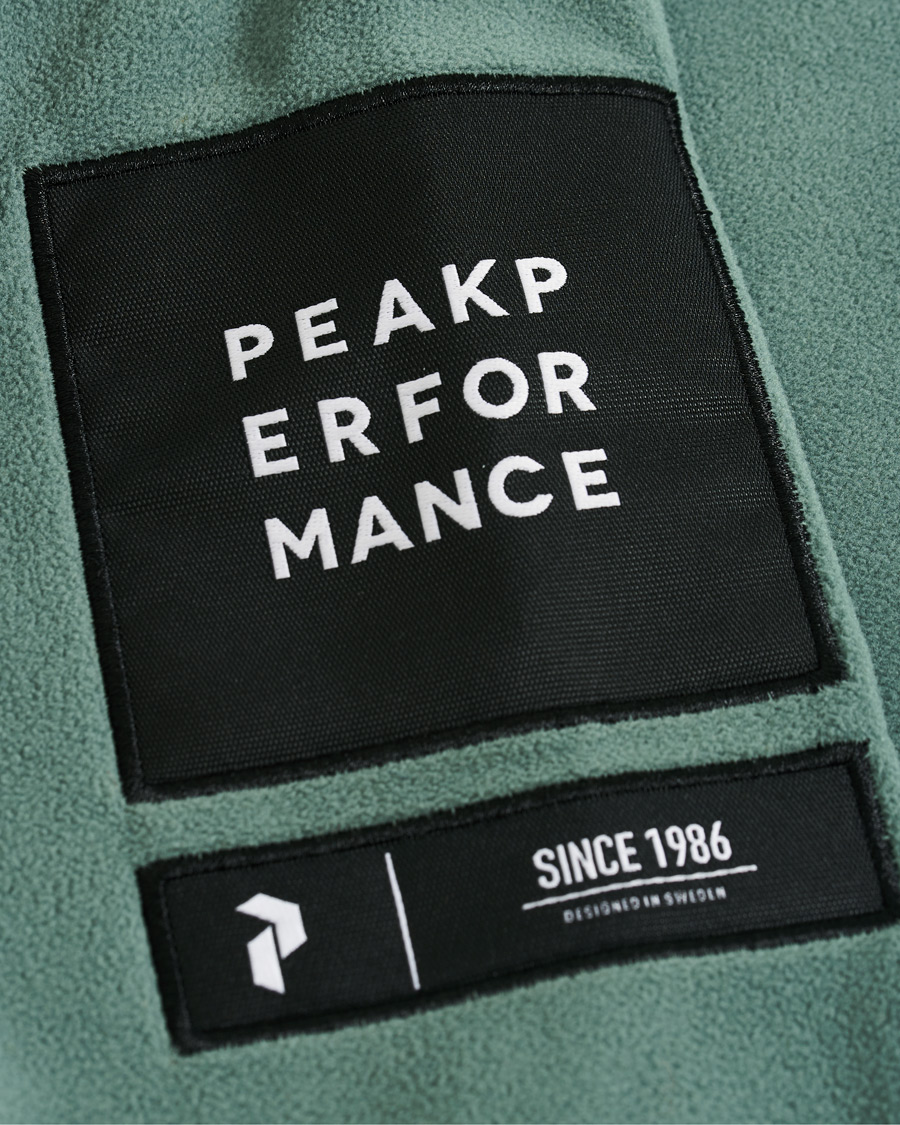Mies | Puserot | Peak Performance | Tech Fleece Half Zip Green