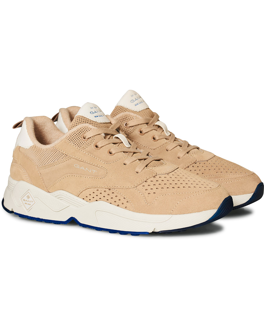 Mies | GANT Nicewill Perforated Sneaker Sand Suede | GANT | Nicewill Perforated Sneaker Sand Suede