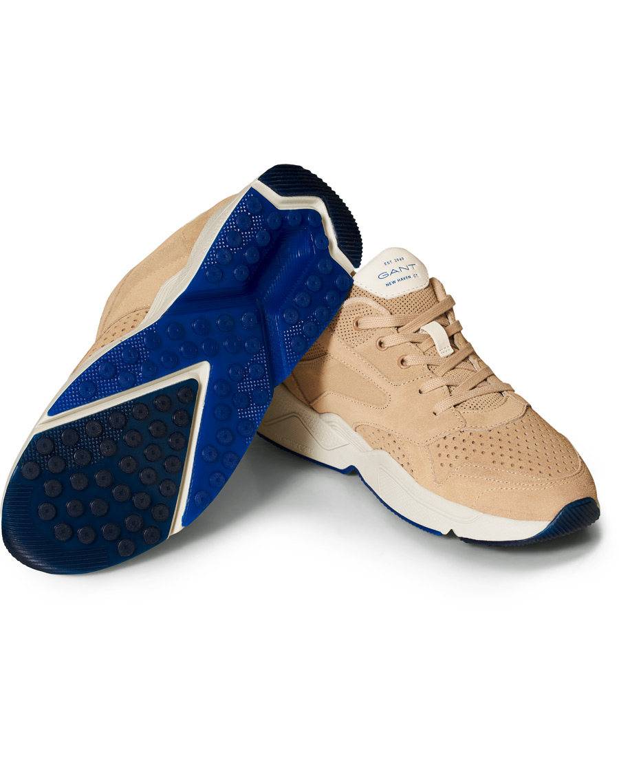 Mies | GANT Nicewill Perforated Sneaker Sand Suede | GANT | Nicewill Perforated Sneaker Sand Suede