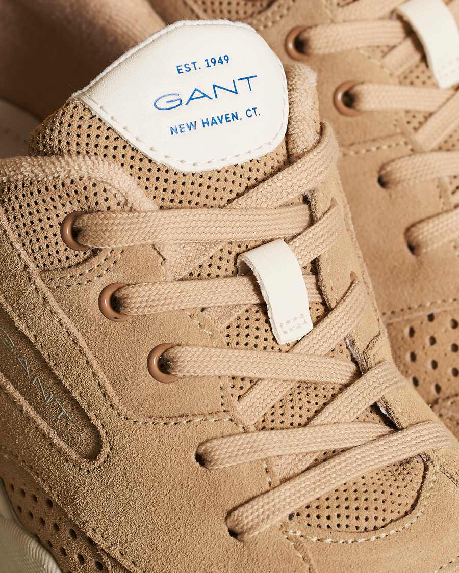 Mies | GANT Nicewill Perforated Sneaker Sand Suede | GANT | Nicewill Perforated Sneaker Sand Suede