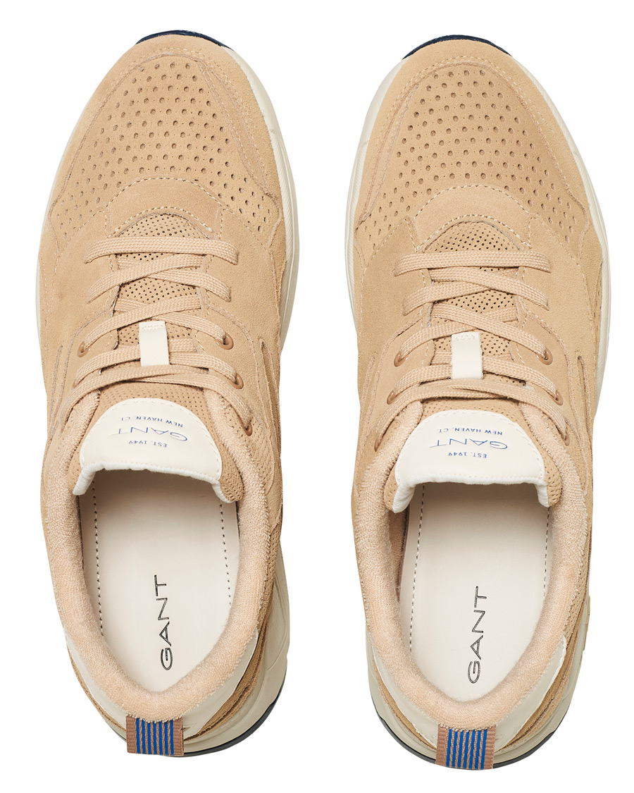 Mies | GANT Nicewill Perforated Sneaker Sand Suede | GANT | Nicewill Perforated Sneaker Sand Suede