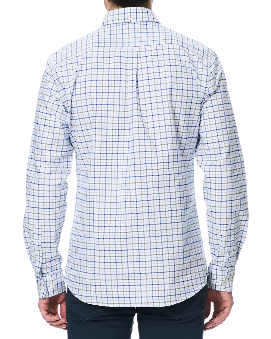 Mies | Kauluspaidat | Barbour Lifestyle | Tailored Fit Check 17 Shirt White/Olive