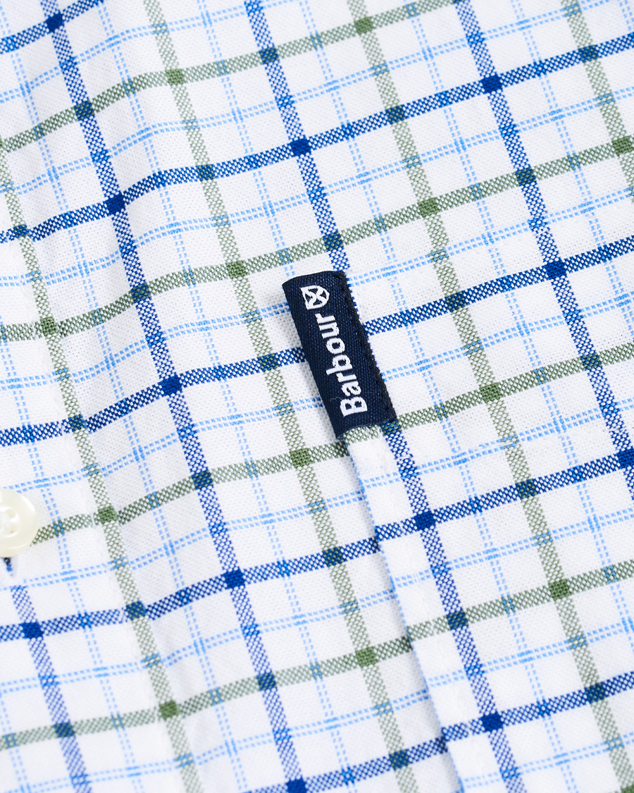Mies | Kauluspaidat | Barbour Lifestyle | Tailored Fit Check 17 Shirt White/Olive