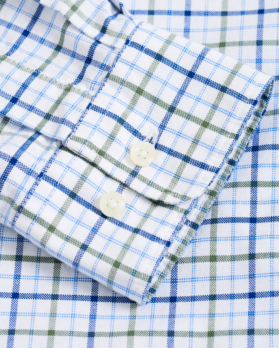 Mies | Kauluspaidat | Barbour Lifestyle | Tailored Fit Check 17 Shirt White/Olive