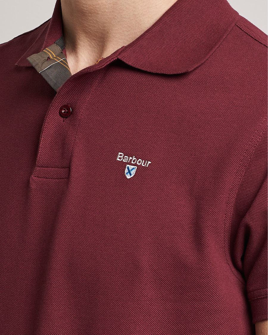 Mies | Pikeet | Barbour Lifestyle | Tartan Pique Polo Ruby