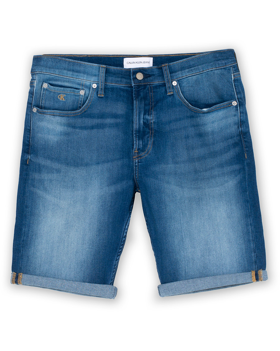 Mies | Shortsit | Calvin Klein Jeans | Regular Fit Shorts Mid Blue