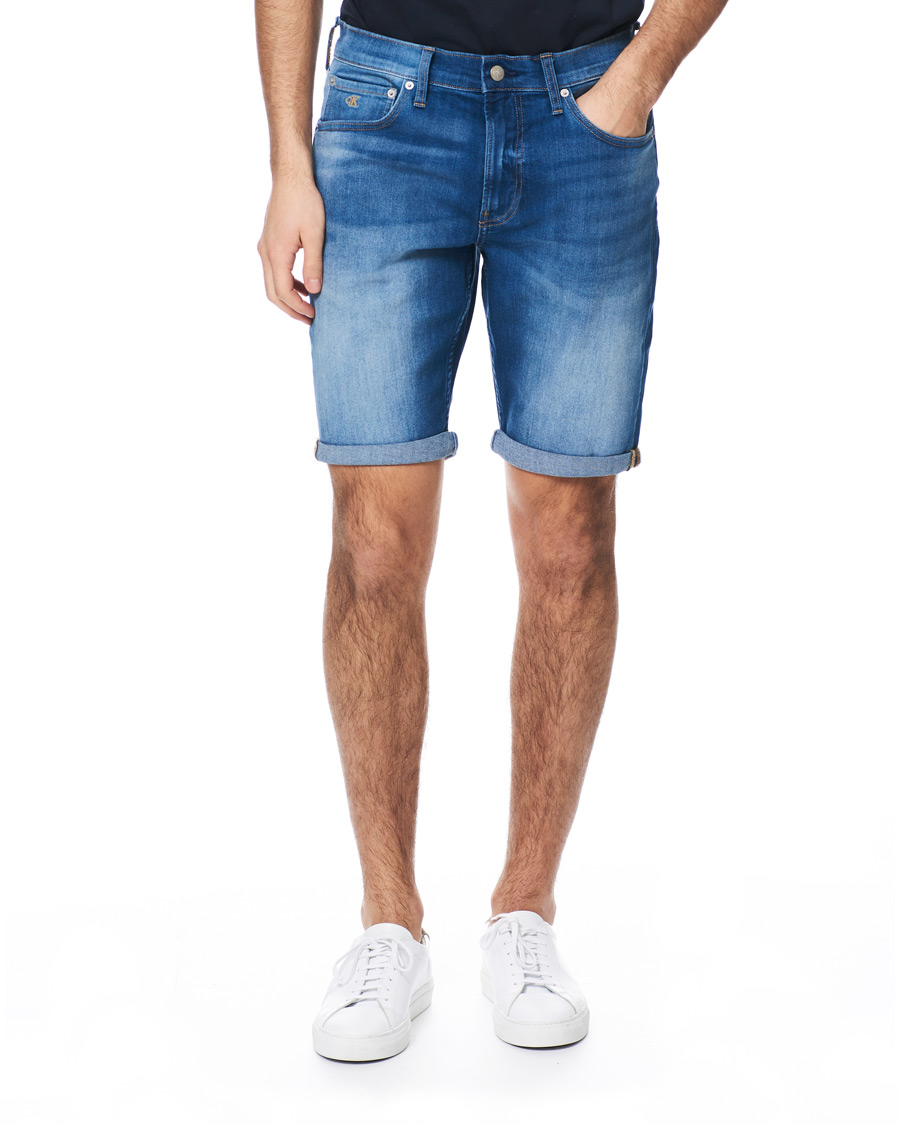 Mies | Shortsit | Calvin Klein Jeans | Regular Fit Shorts Mid Blue