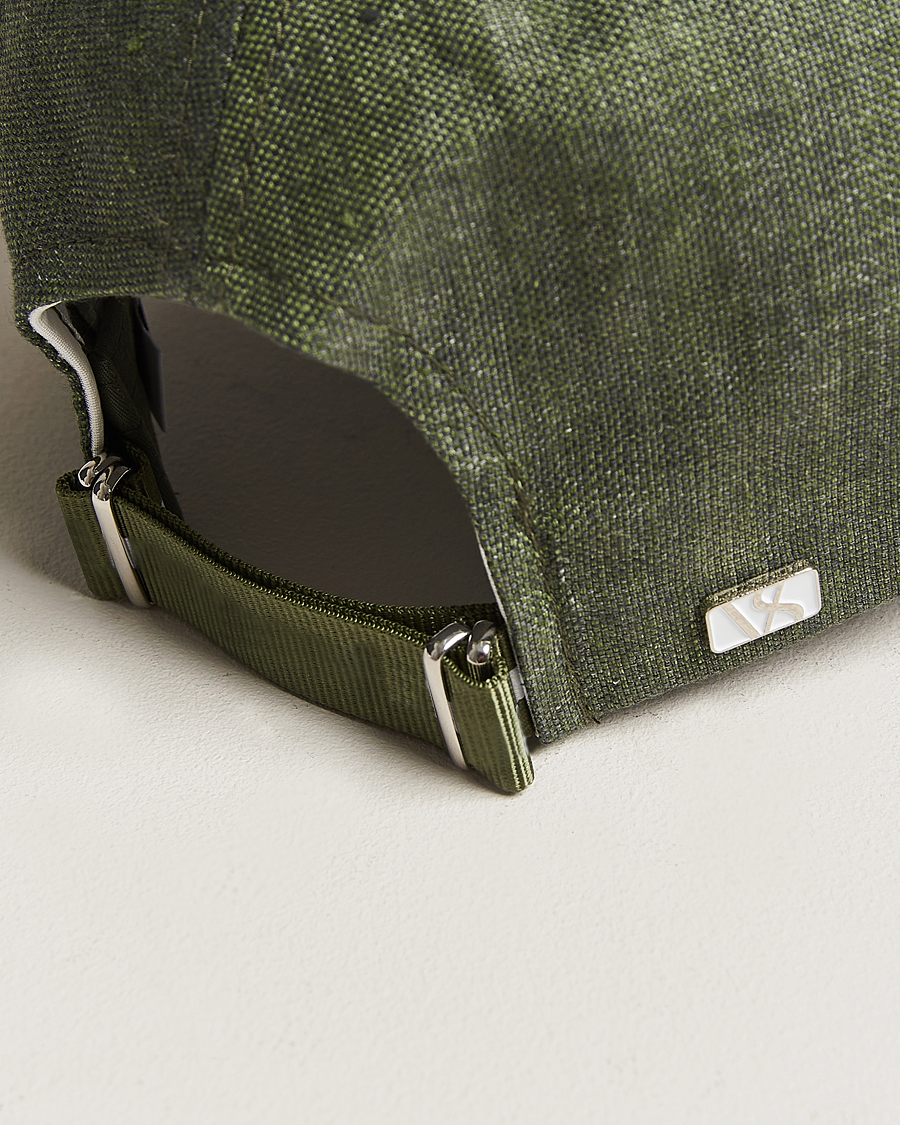 Mies | Päähineet | Varsity Headwear | Linen Baseball Cap French Olive