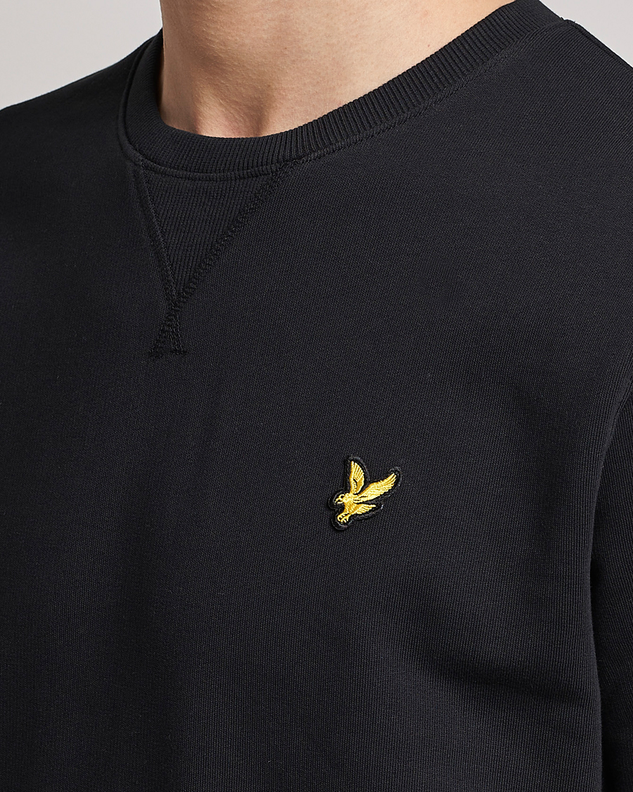 Mies | Puserot | Lyle & Scott | Crew Neck Sweatshirt Jet Black