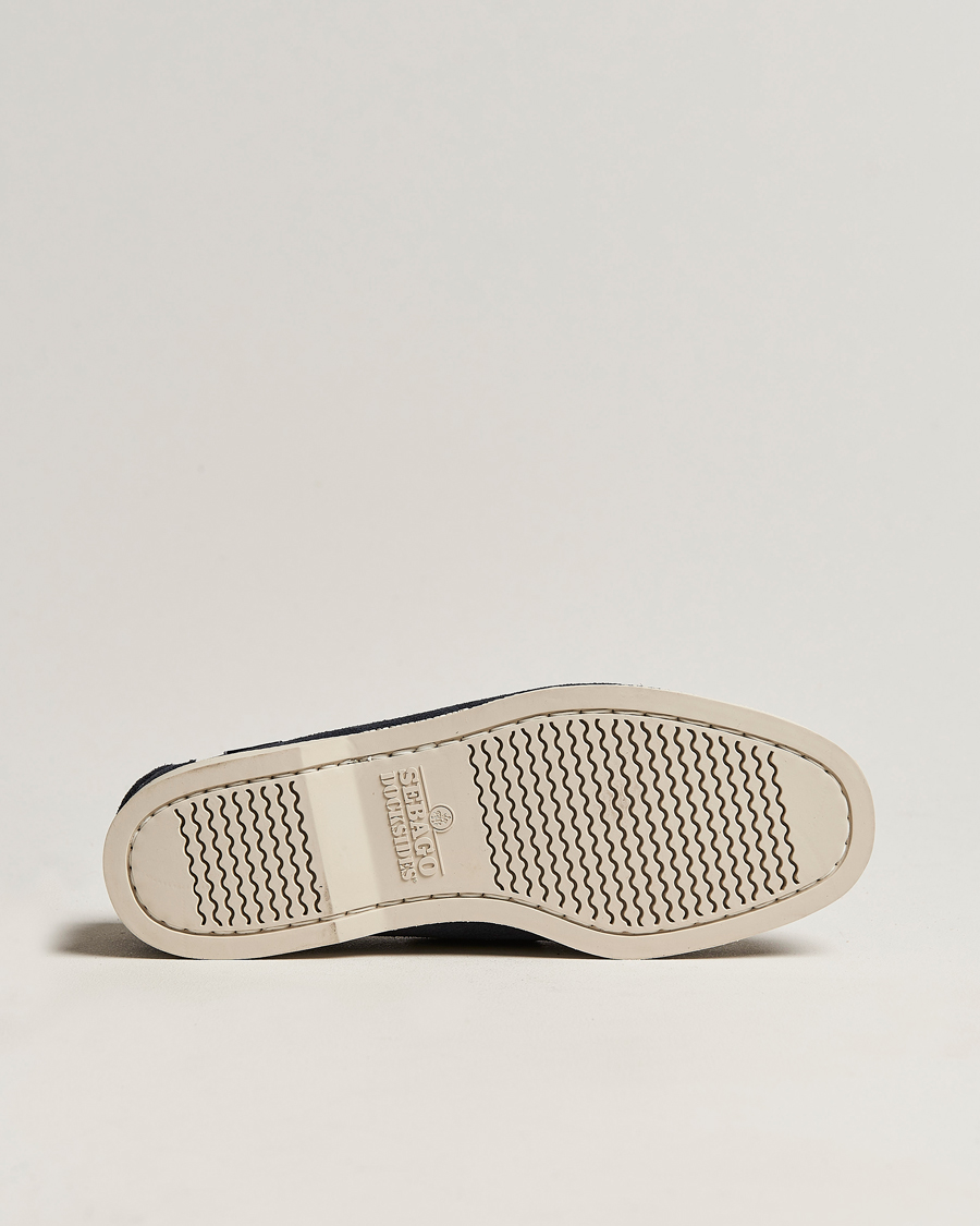 Mies | Sebago Docksides Suede Boat Shoe Navy | Sebago | Docksides Suede Boat Shoe Navy