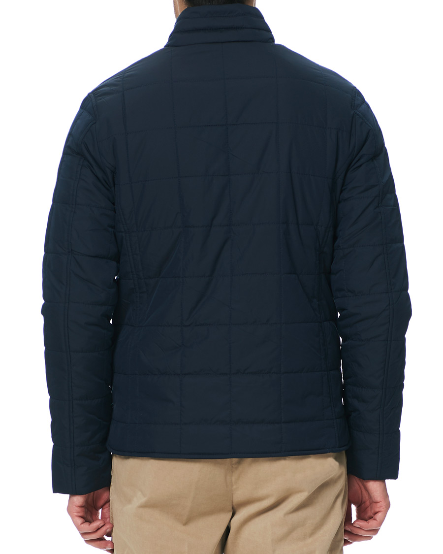 Mies | Takit | Morris | Quilted Crew Jacket Navy