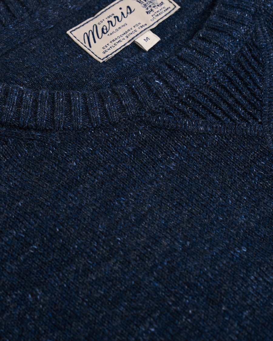Mies | Puserot | Morris | Leron Knitted O-Neck Navy