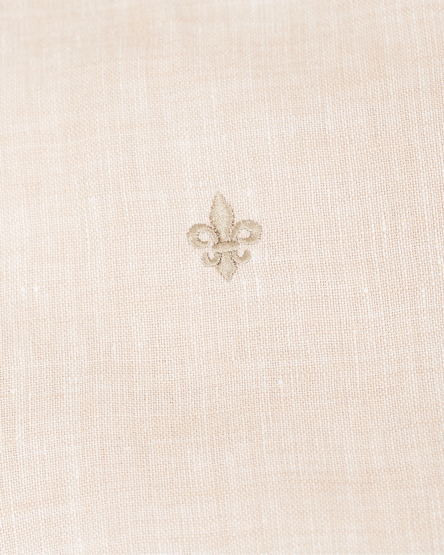 Mies | Kauluspaidat | Morris | Douglas Short Sleeve Linen Shirt Khaki