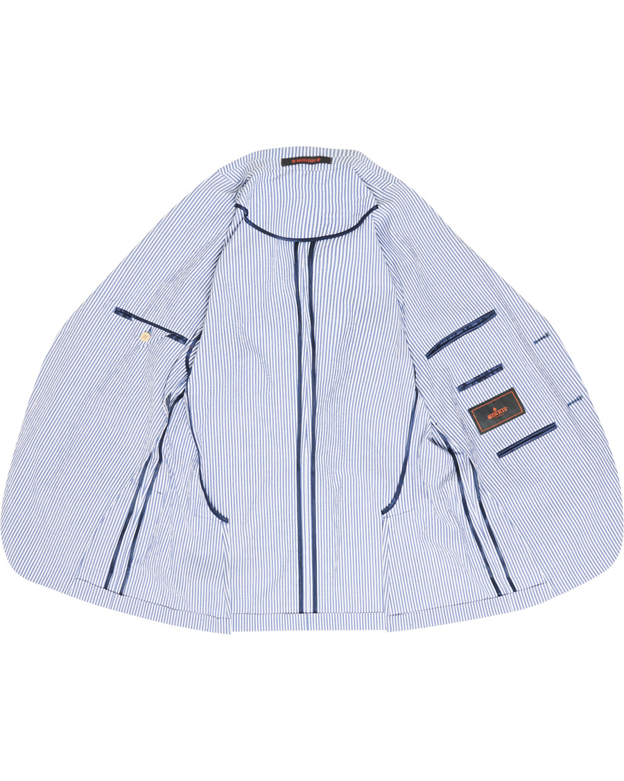 Mies | Pikkutakit | Morris | Resort Striped Seersucker Balzer Blue/White