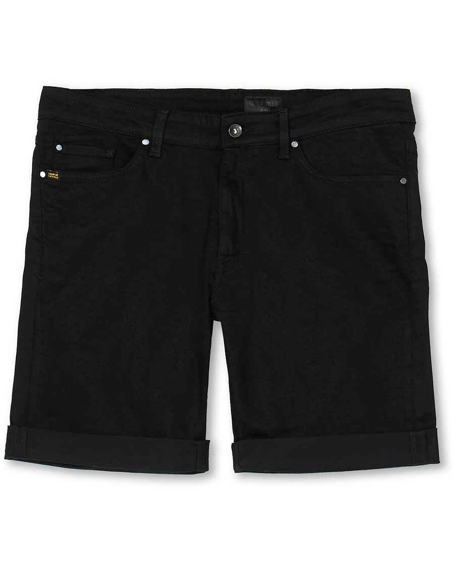 Mies | Shortsit | Tiger of Sweden Jeans | Ash Stretch Forever Shorts Black