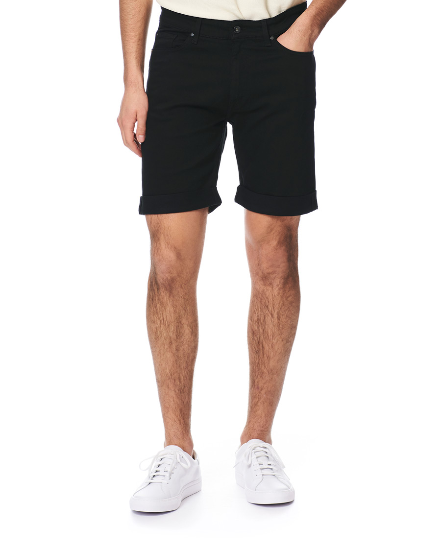 Mies | Shortsit | Tiger of Sweden Jeans | Ash Stretch Forever Shorts Black