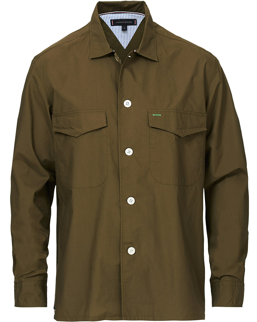 Mies | Kauluspaidat | Tommy Hilfiger | Officer Overshirt Army Green