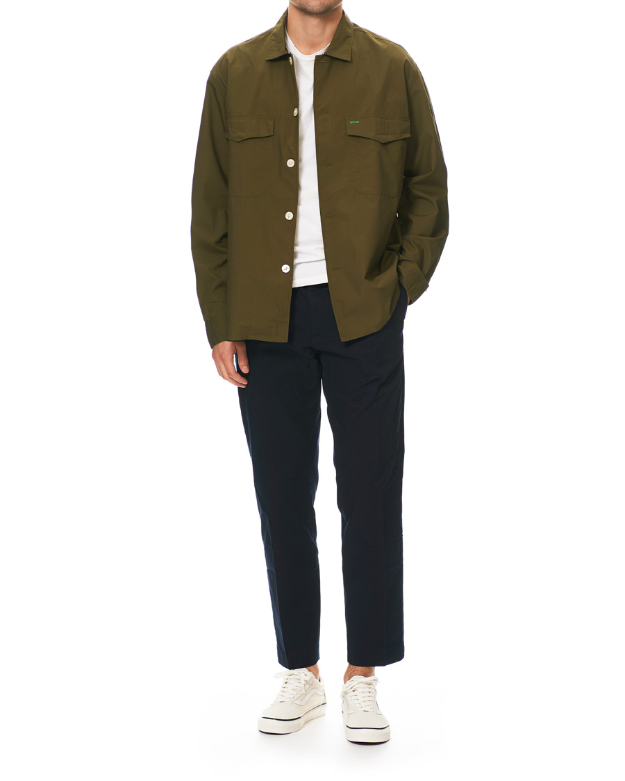 Mies | Kauluspaidat | Tommy Hilfiger | Officer Overshirt Army Green