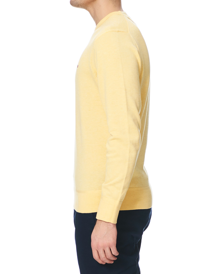 Mies | Puserot | Tommy Hilfiger | Organic Cotton/Silk Crew Neck Pullover Sun Ray