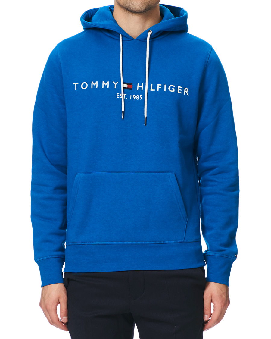 Mies | Puserot | Tommy Hilfiger | Logo Hoodie Regatta Blue