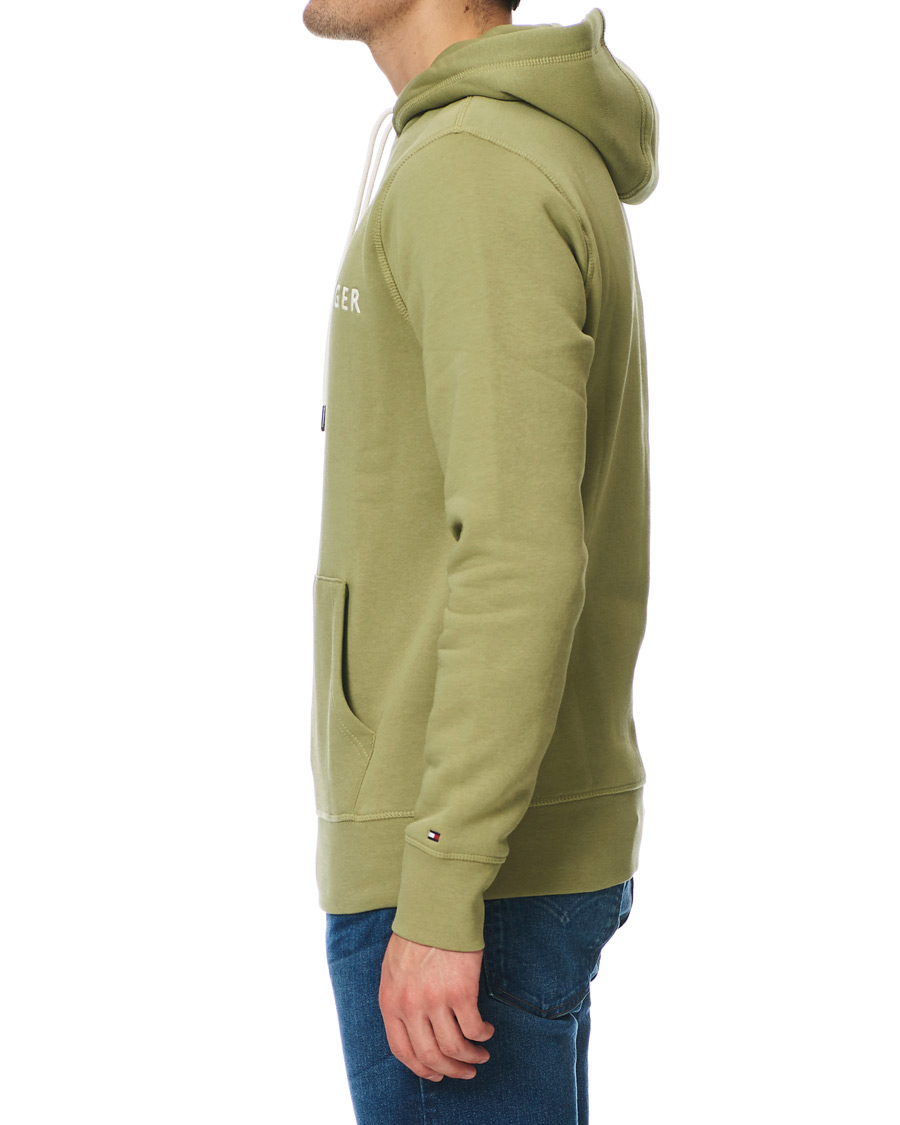 Mies | Puserot | Tommy Hilfiger | Logo Hoodie Faded Olive