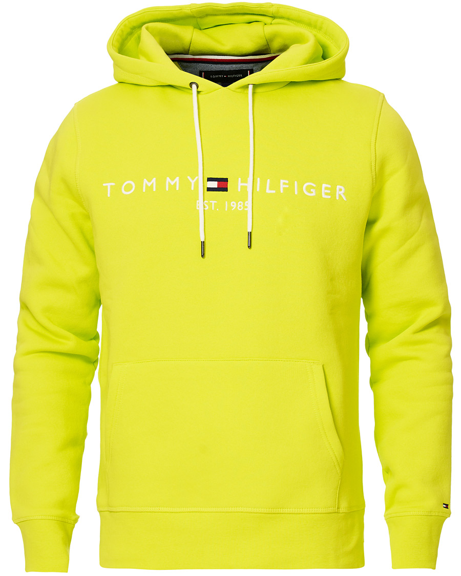 Mies | Puserot | Tommy Hilfiger | Logo Hoodie Lemon Lime