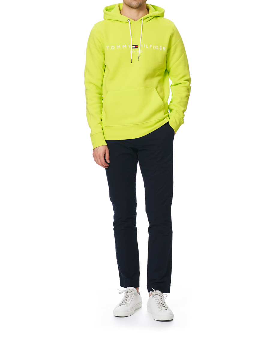Mies | Puserot | Tommy Hilfiger | Logo Hoodie Lemon Lime
