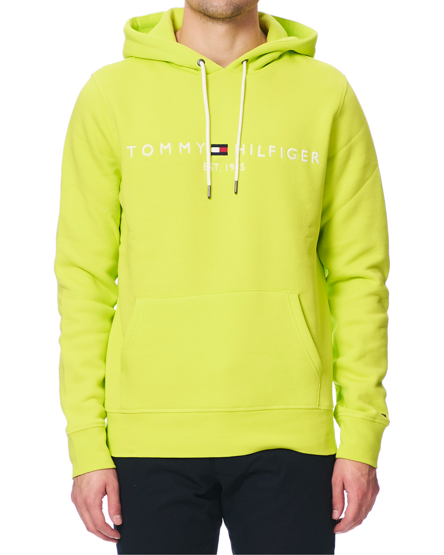 Mies | Puserot | Tommy Hilfiger | Logo Hoodie Lemon Lime