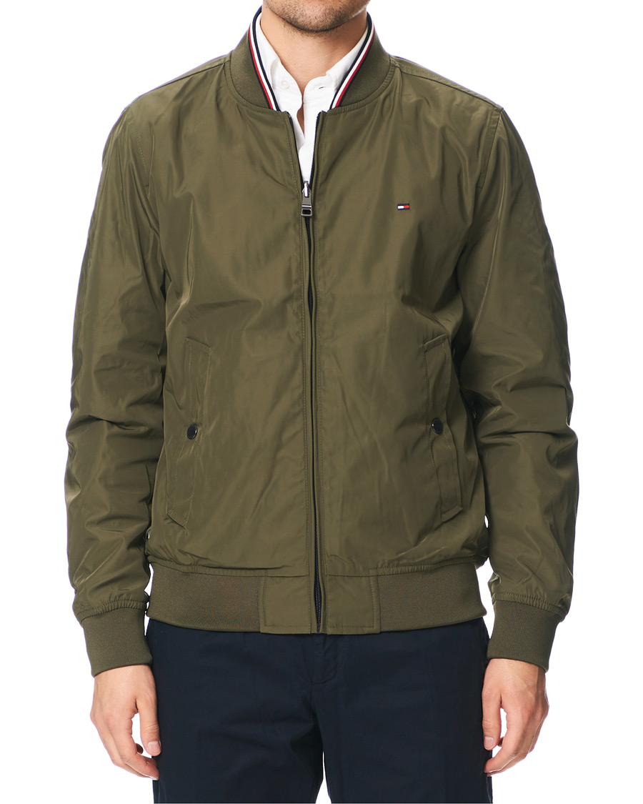 Mies | Takit | Tommy Hilfiger | Reversible Bomber Jacket Army Green