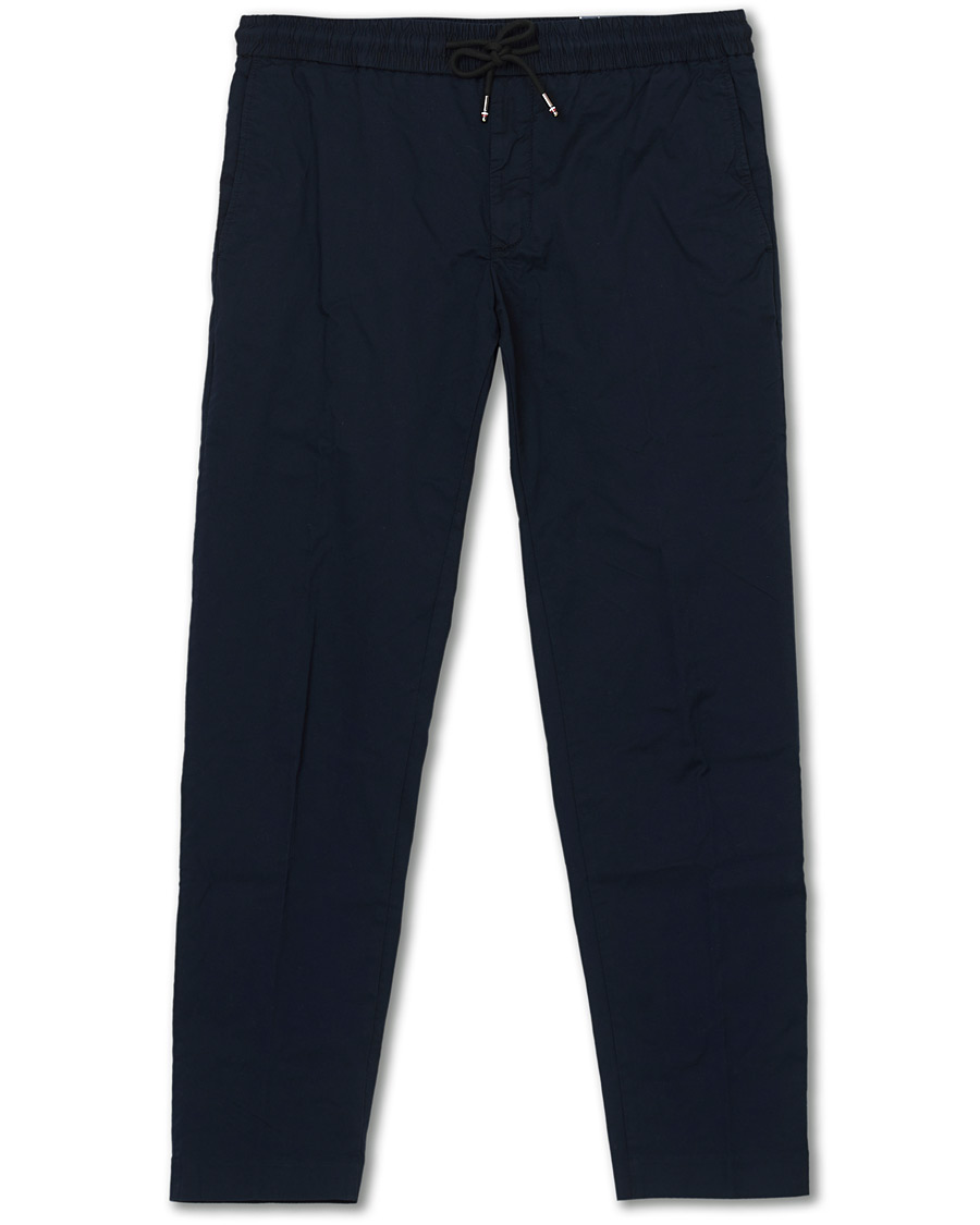 Mies | Housut | Tommy Hilfiger | Summer Twill Flex Drawstring Trousers Desert Sky