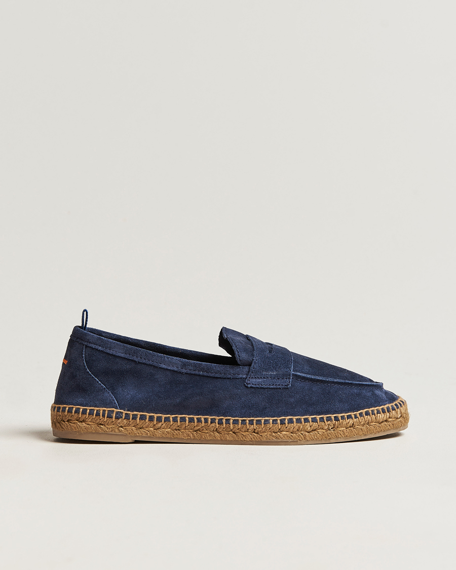 Mies | Loaferit | Castañer | Nacho Casual Suede Loafers Azul Oscuro