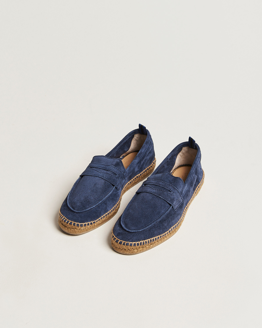 Mies | Loaferit | Castañer | Nacho Casual Suede Loafers Azul Oscuro