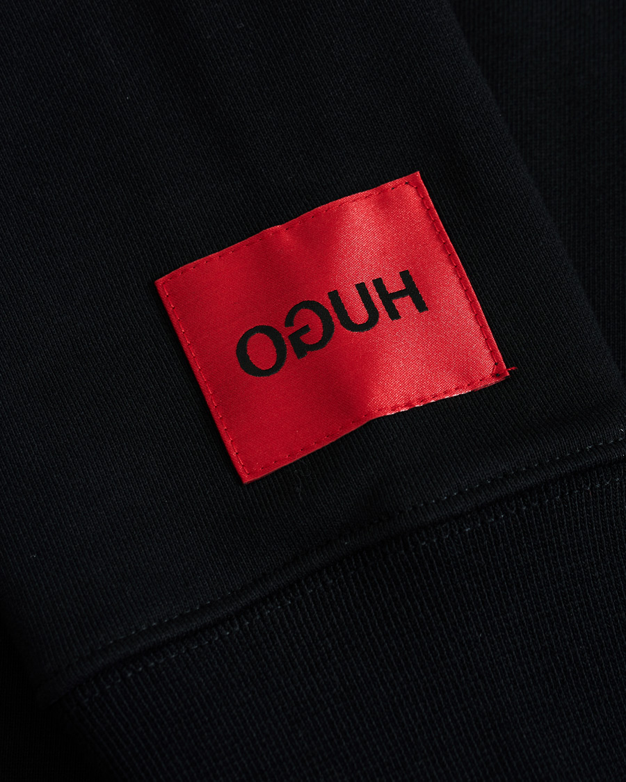 Mies | Puserot | HUGO | Deroes Printed Sweatshirt Black