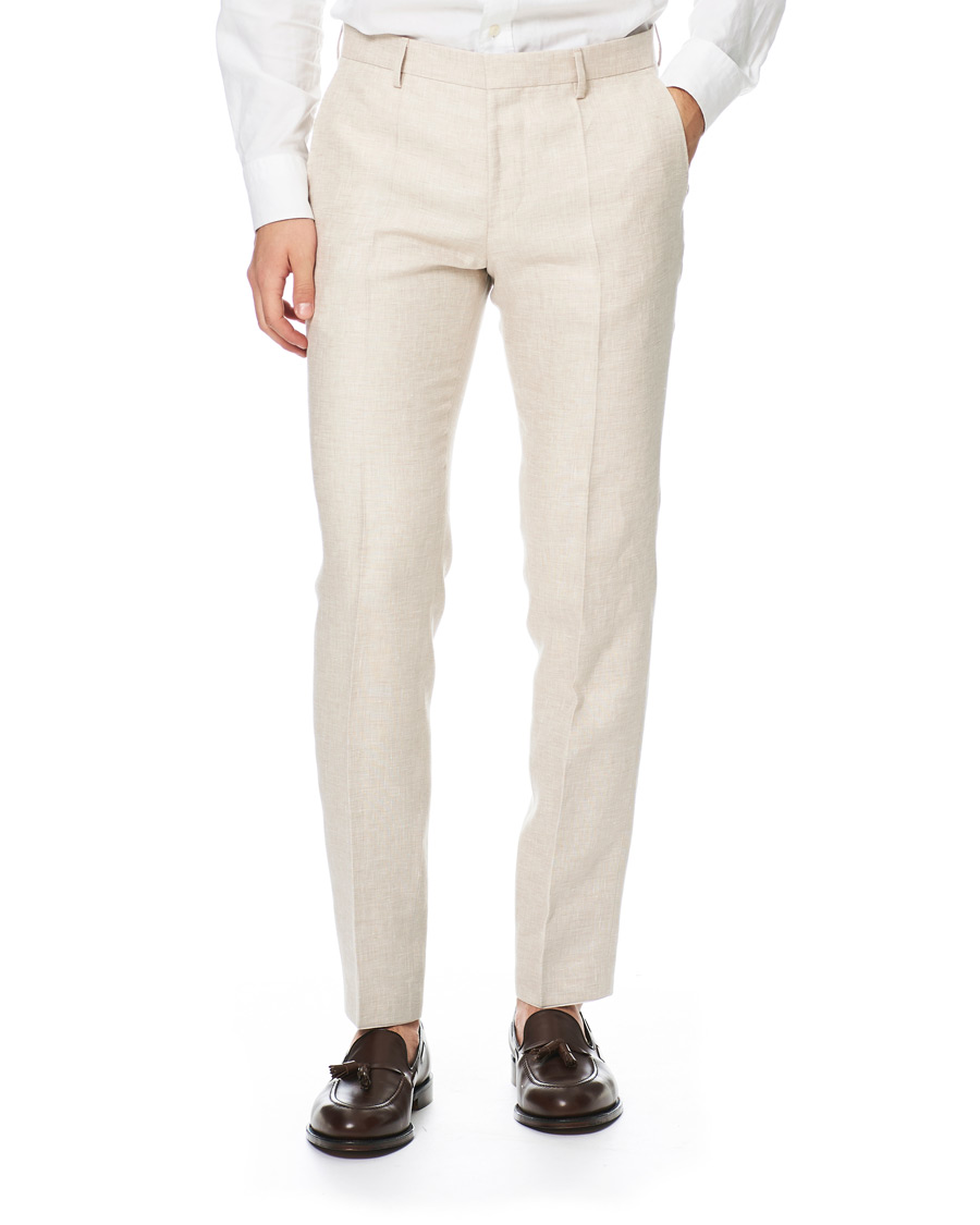 Mies | Puvut | BOSS BLACK | BOSS Nelin/Ben Vegan Linen Suit Nature