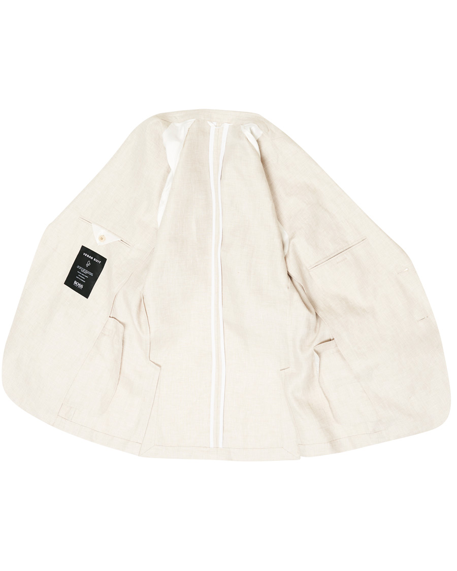 Mies | Puvut | BOSS BLACK | BOSS Nelin/Ben Vegan Linen Suit Nature