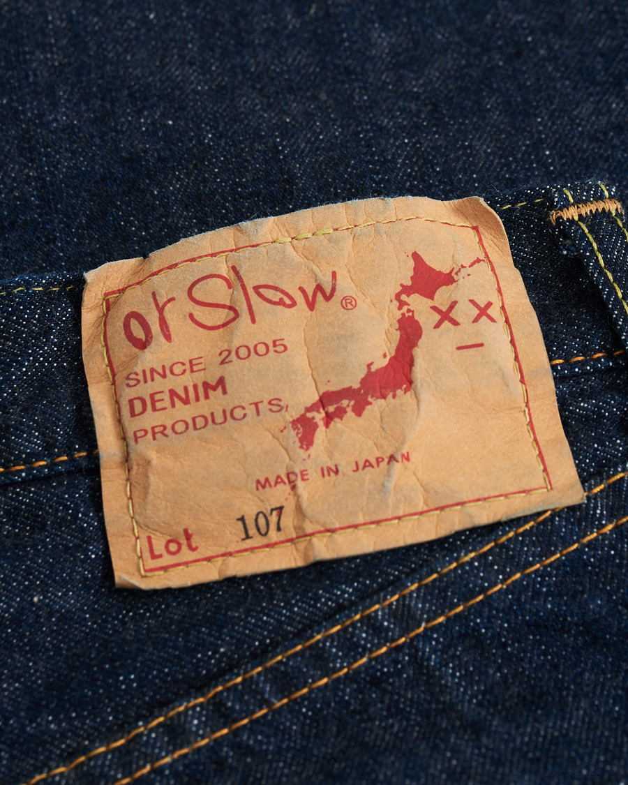 Mies | Farkut | orSlow | Tapered Fit 107 Selvedge Jeans One Wash
