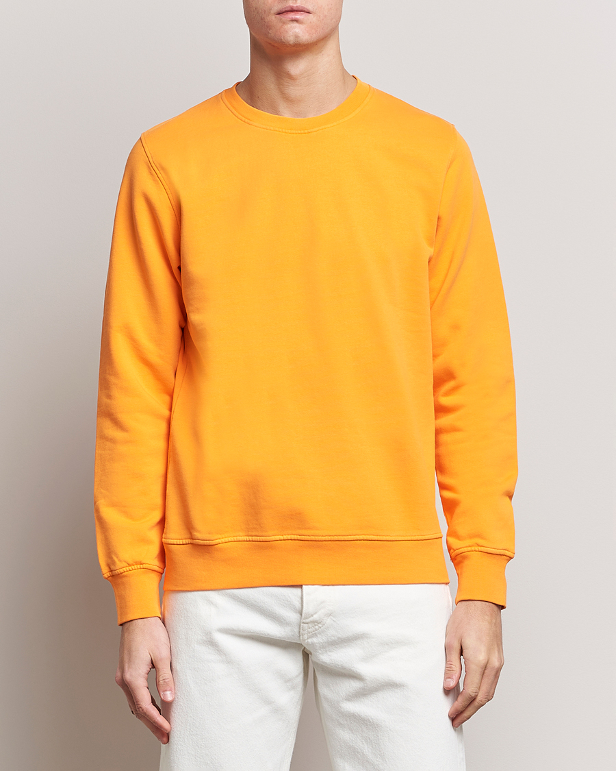 Mies | Colorful Standard | Colorful Standard | Classic Organic Crew Neck Sweat Sunny Orange
