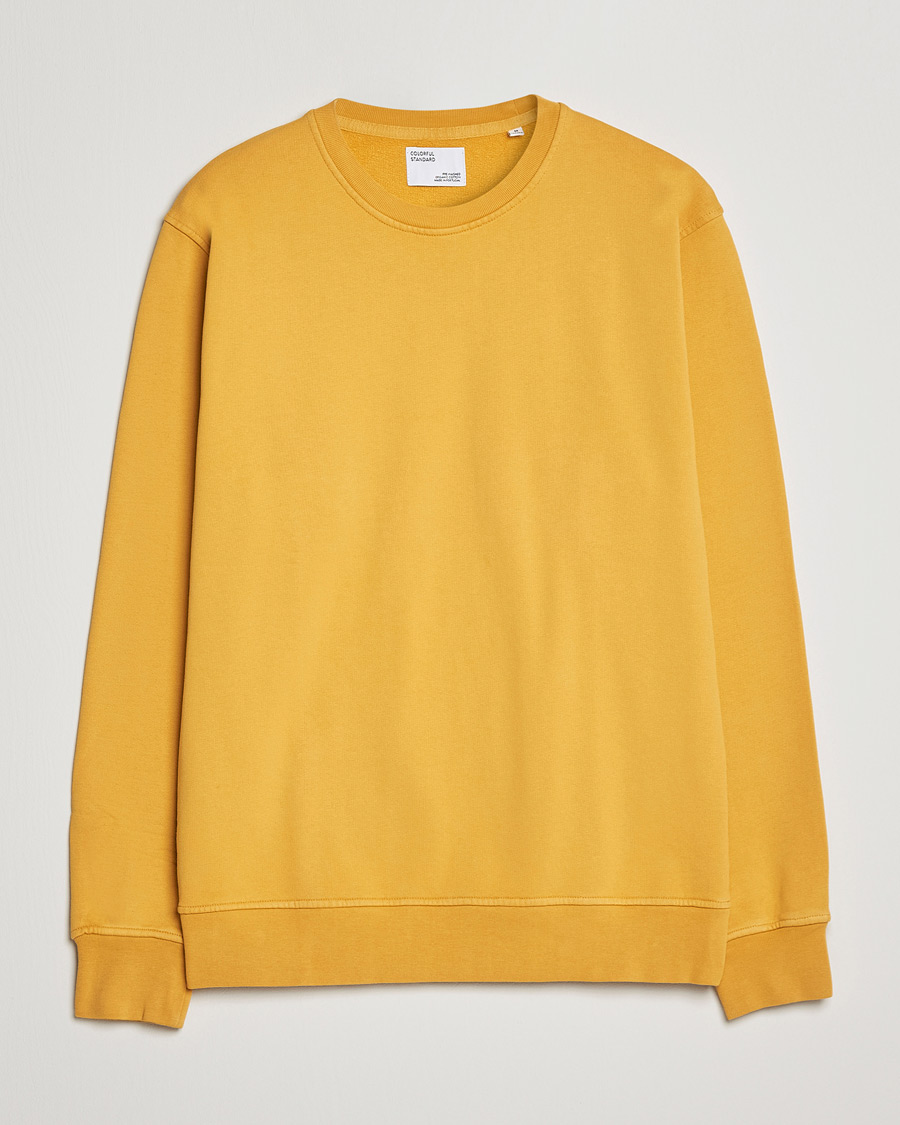 Mies | Puserot | Colorful Standard | Classic Organic Crew Neck Sweat Burned Yellow
