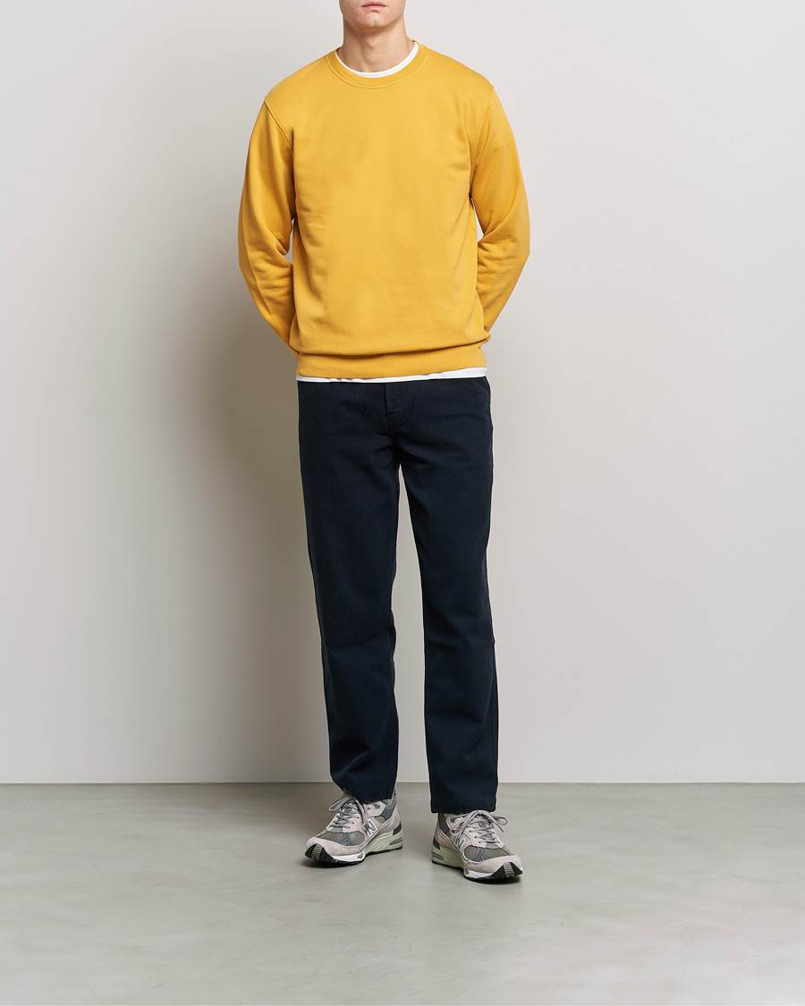Mies | Puserot | Colorful Standard | Classic Organic Crew Neck Sweat Burned Yellow