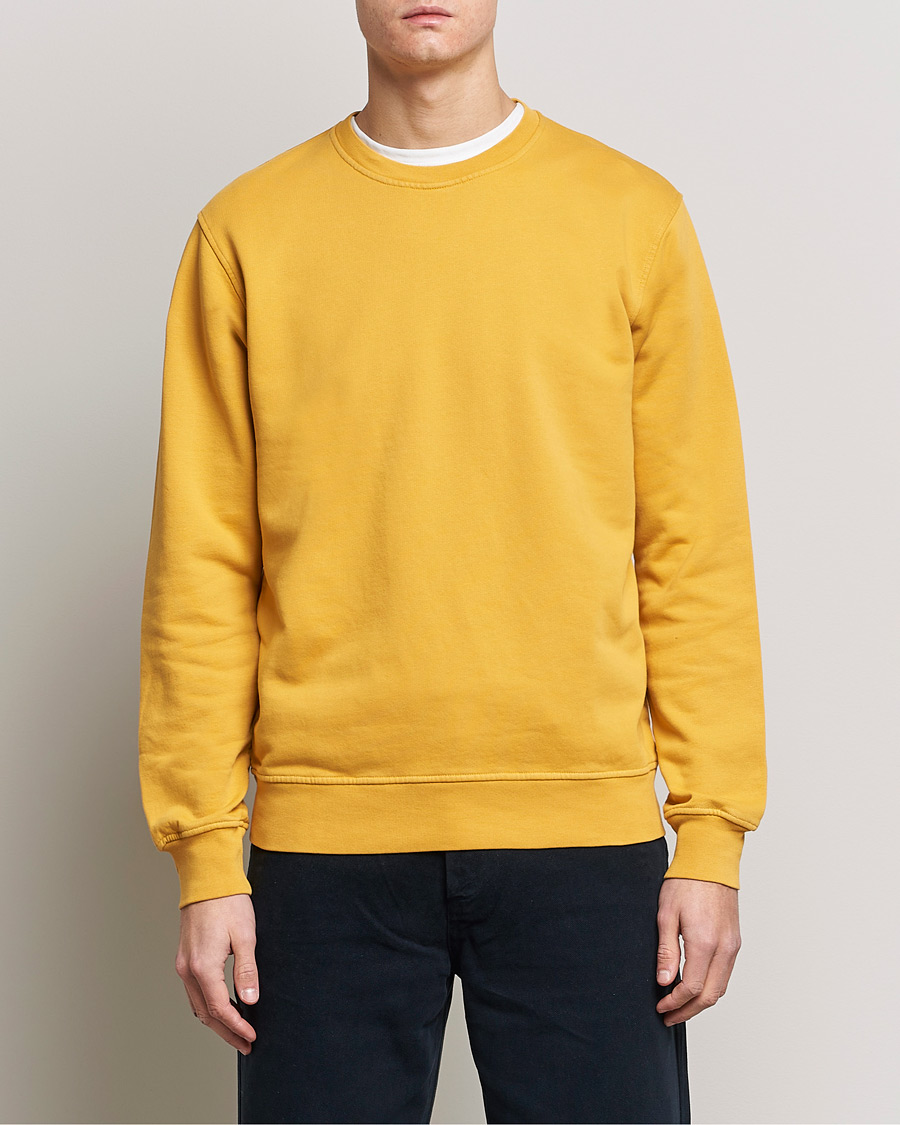 Mies | Puserot | Colorful Standard | Classic Organic Crew Neck Sweat Burned Yellow
